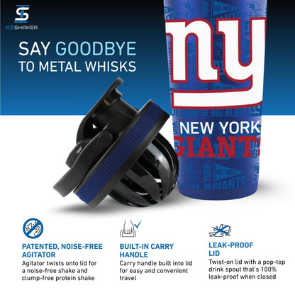 Officially Licensed New York Giants 26oz Ice Shaker