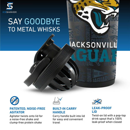 Officially Licensed Jacksonville Jaguars 26oz Ice Shaker
