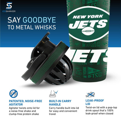 Officially Licensed New York Jets 4D Ice Shaker