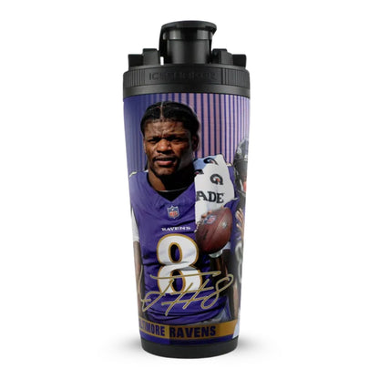 Officially Licensed Baltimore Ravens 26oz Ice Shaker