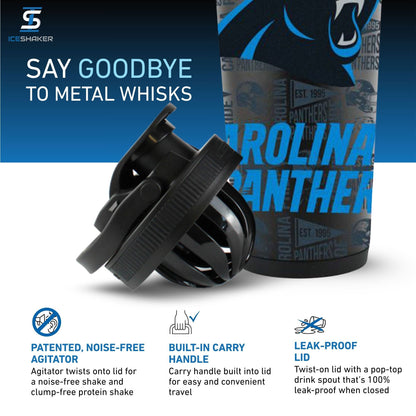 Officially Licensed Carolina Panthers 4D Ice Shaker
