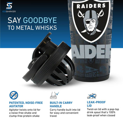 Officially Licensed Las Vegas Raiders 4D Ice Shaker