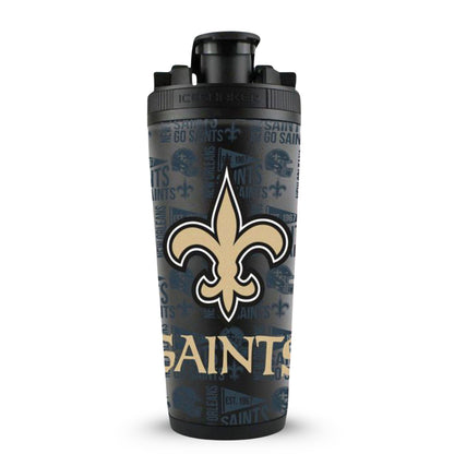 Officially Licensed New Orleans Saints 26oz Ice Shaker