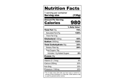 Foundation Outdoors Chicken Pot Pie Meal