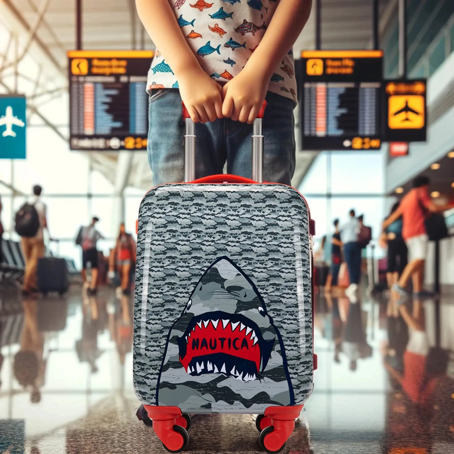 Nautica Kids Adventure 18" Carry-on Suitcase and Kits