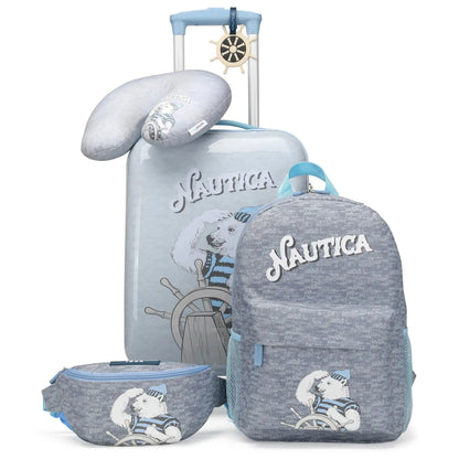 Nautica Kids Adventure 18" Carry-on Suitcase and Kits