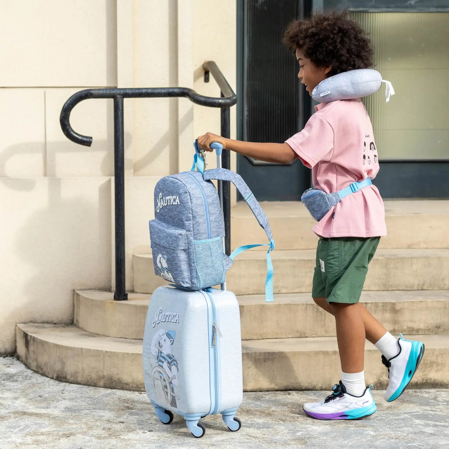 Nautica Kids Adventure 18" Carry-on Suitcase and Kits