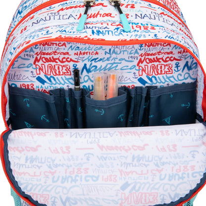 Nautica Kids Backpack for School | Graffiti | 16" Tall