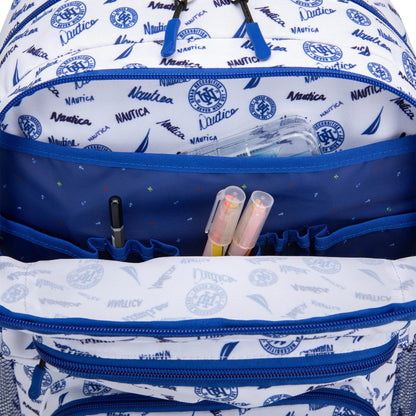 Nautica Kids Backpack for School | Varsity | 17" Tall