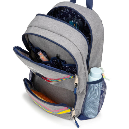 Nautica Kids Backpack for School | Hearts | 16" Tall