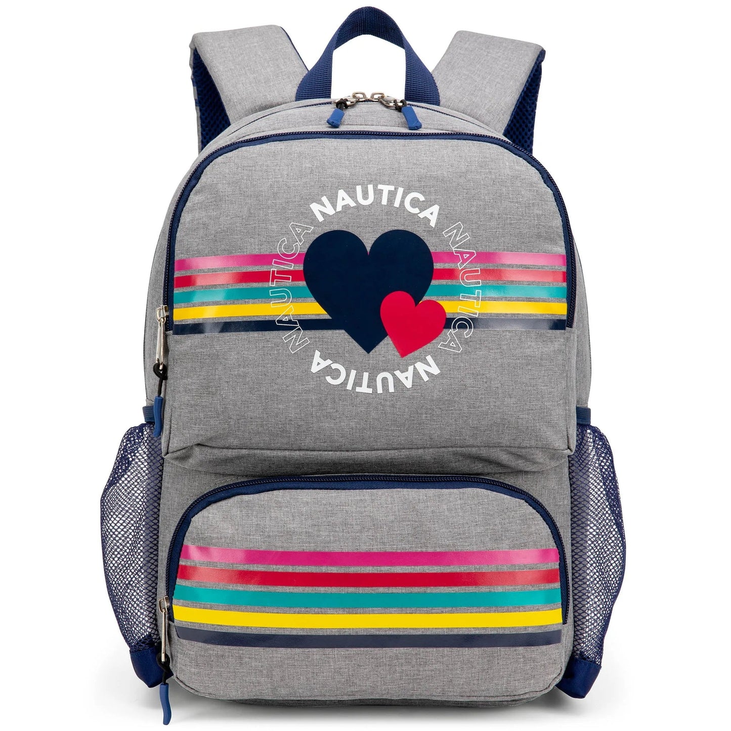 Nautica Kids Backpack for School | Hearts | 16" Tall