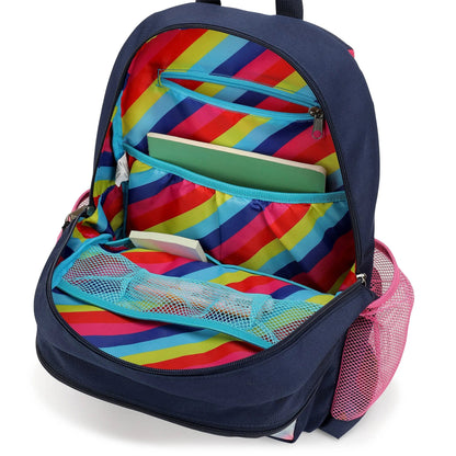 Nautica Kids Backpack for School | Retro Rainbow | 16" Tall
