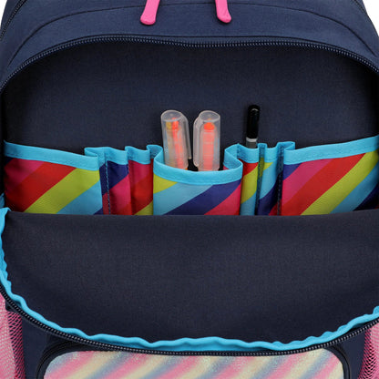 Nautica Kids Backpack for School | Retro Rainbow | 16" Tall