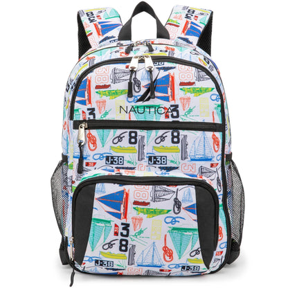 Nautica Kids Backpack for School | Sailboats | 16" Tall