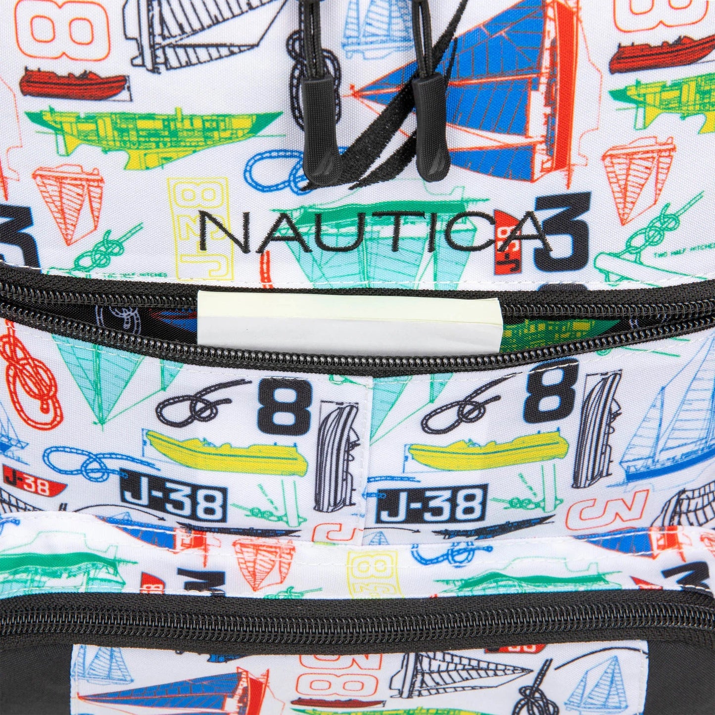 Nautica Kids Backpack for School | Sailboats | 16" Tall