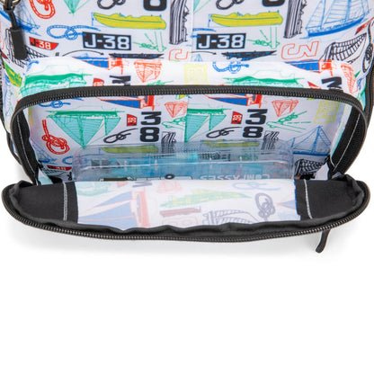 Nautica Kids Backpack for School | Sailboats | 16" Tall