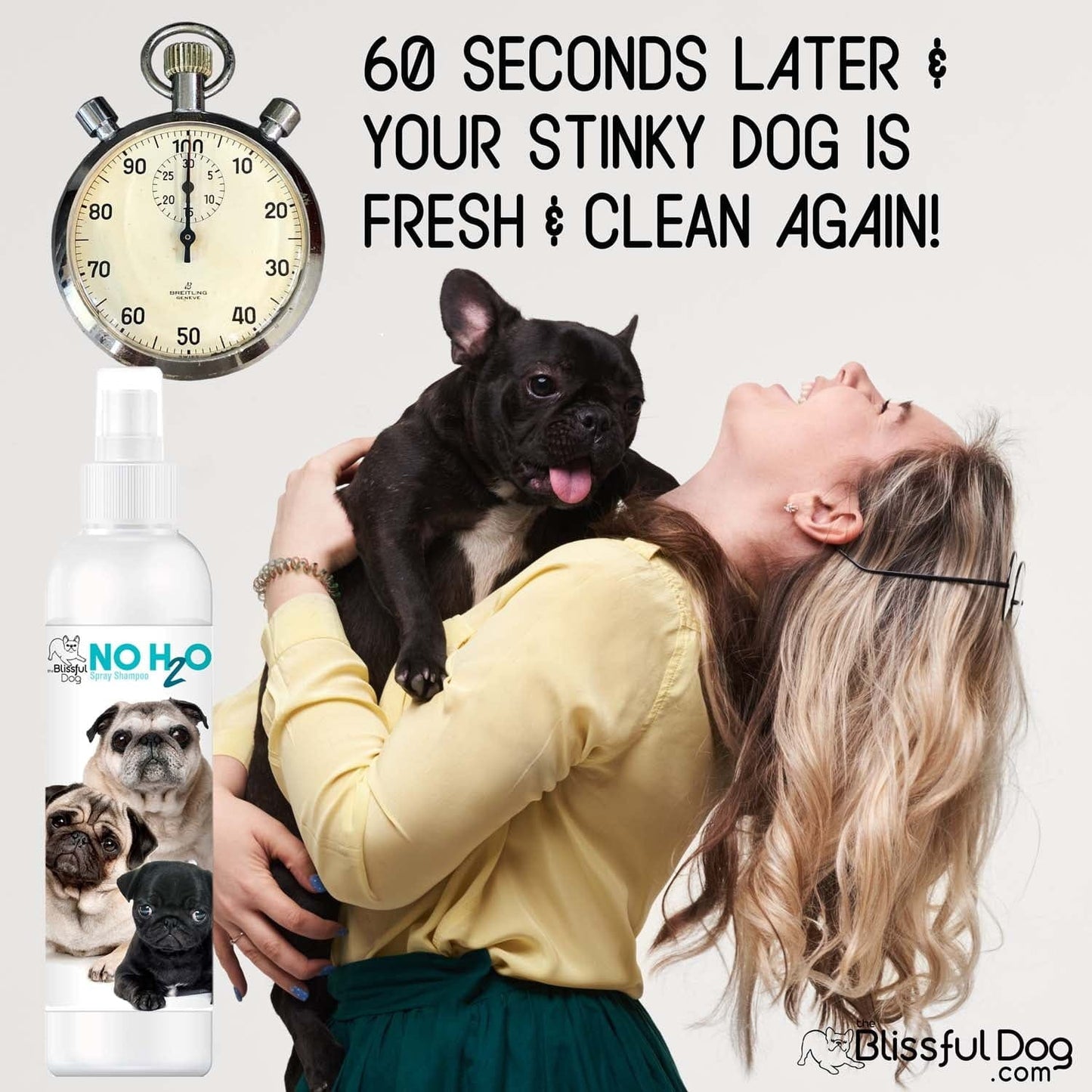 The Blissful Dog No H20 Spray Pet Shampoo