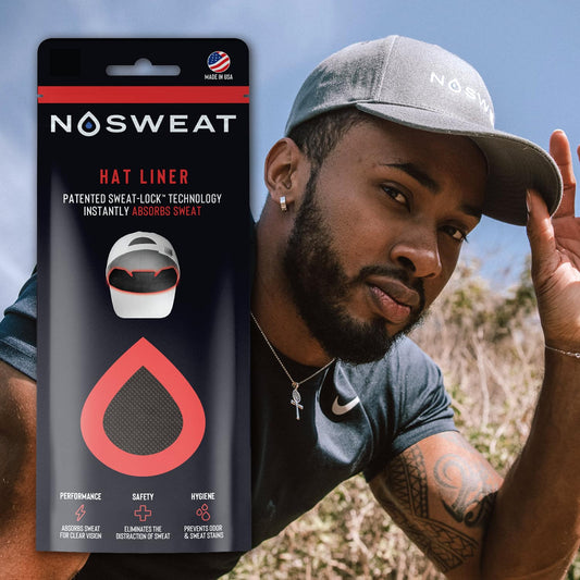 NoSweat Hat Liners - Patented SweatLock™ For All Hat Types