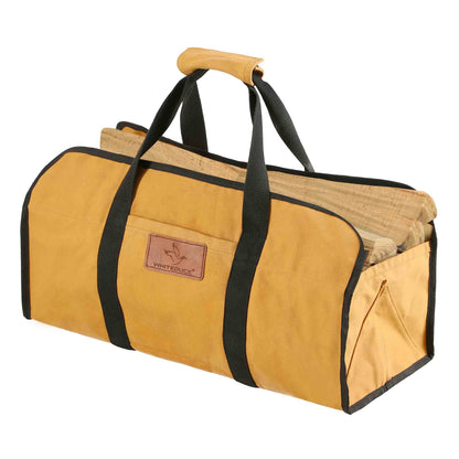 White Duck Outdoors - Tote Shape Canvas Firewood Log Carriers