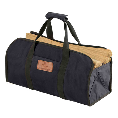 White Duck Outdoors - Tote Shape Canvas Firewood Log Carriers