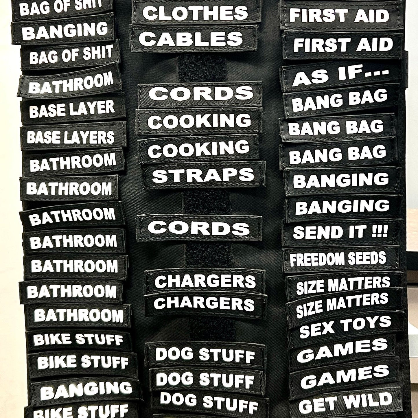 Overland Gear Guy Custom Velcro Name Tags