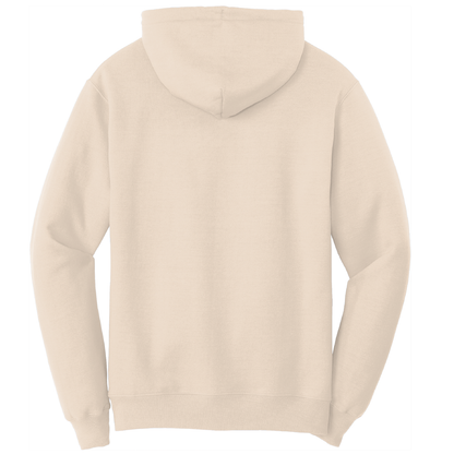 Saltwater Born Orange and Blue Cotton Hoodie