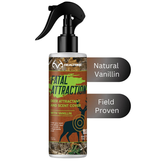 Zone Protects Deer Sugar; Realtree Fatal Attraction Vanillin Deer Attractant & Scent Cover