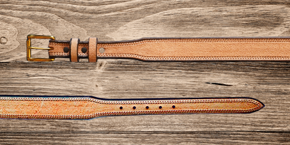 Texas Saddlery Natural Roughout Tapered