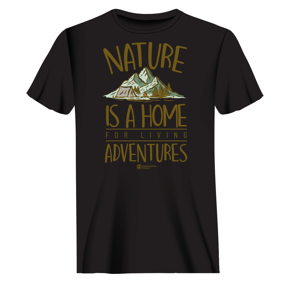 Outdoorzees Nature Is A Home T-Shirt for Men