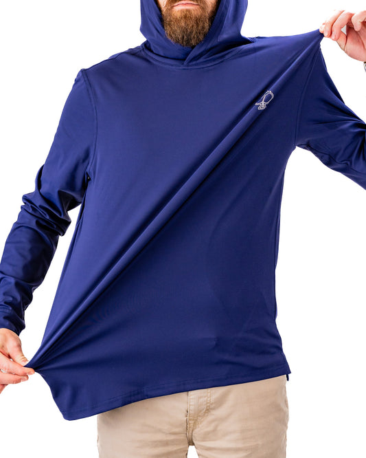 Pins and Aces Performance Golf Hoodie - Navy