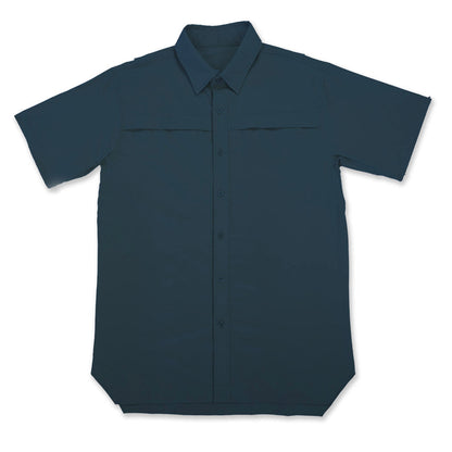 Xotic - Short Sleeve Solid Lifestyle Button Down w/ REPEL-X