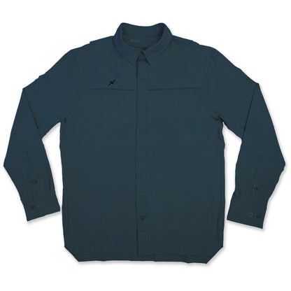 Xotic - Long Sleeve Solid Lifestyle Button Down w/ REPEL-X