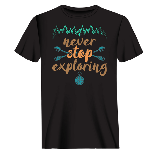 Outdoorzees Never Stop Exploring T-Shirt for Men