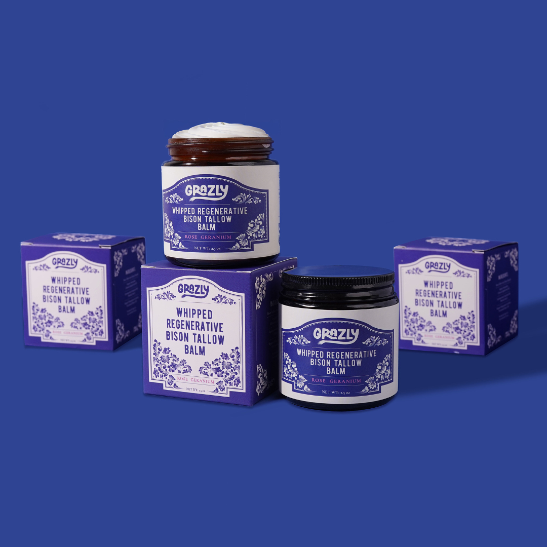 Grazly  Whipped Bison Tallow & Manuka Honey Moisturizing Balm