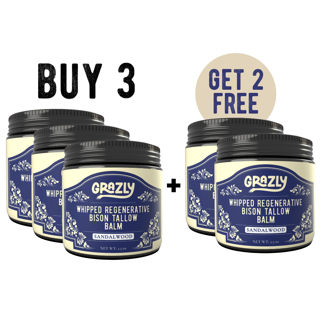 Grazly  Whipped Bison Tallow & Manuka Honey Moisturizing Balm