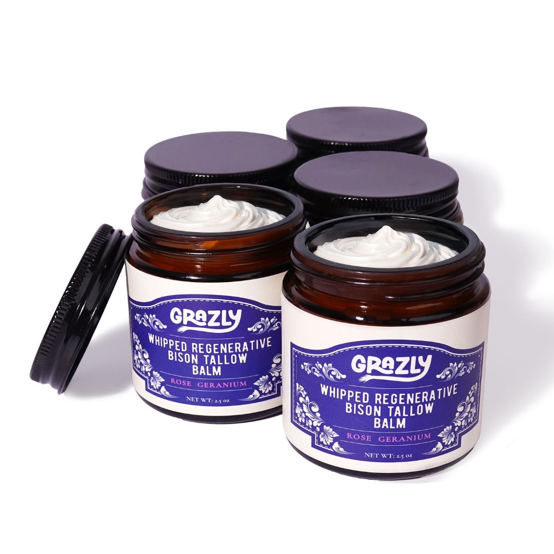 Grazly  Whipped Bison Tallow & Manuka Honey Moisturizing Balm