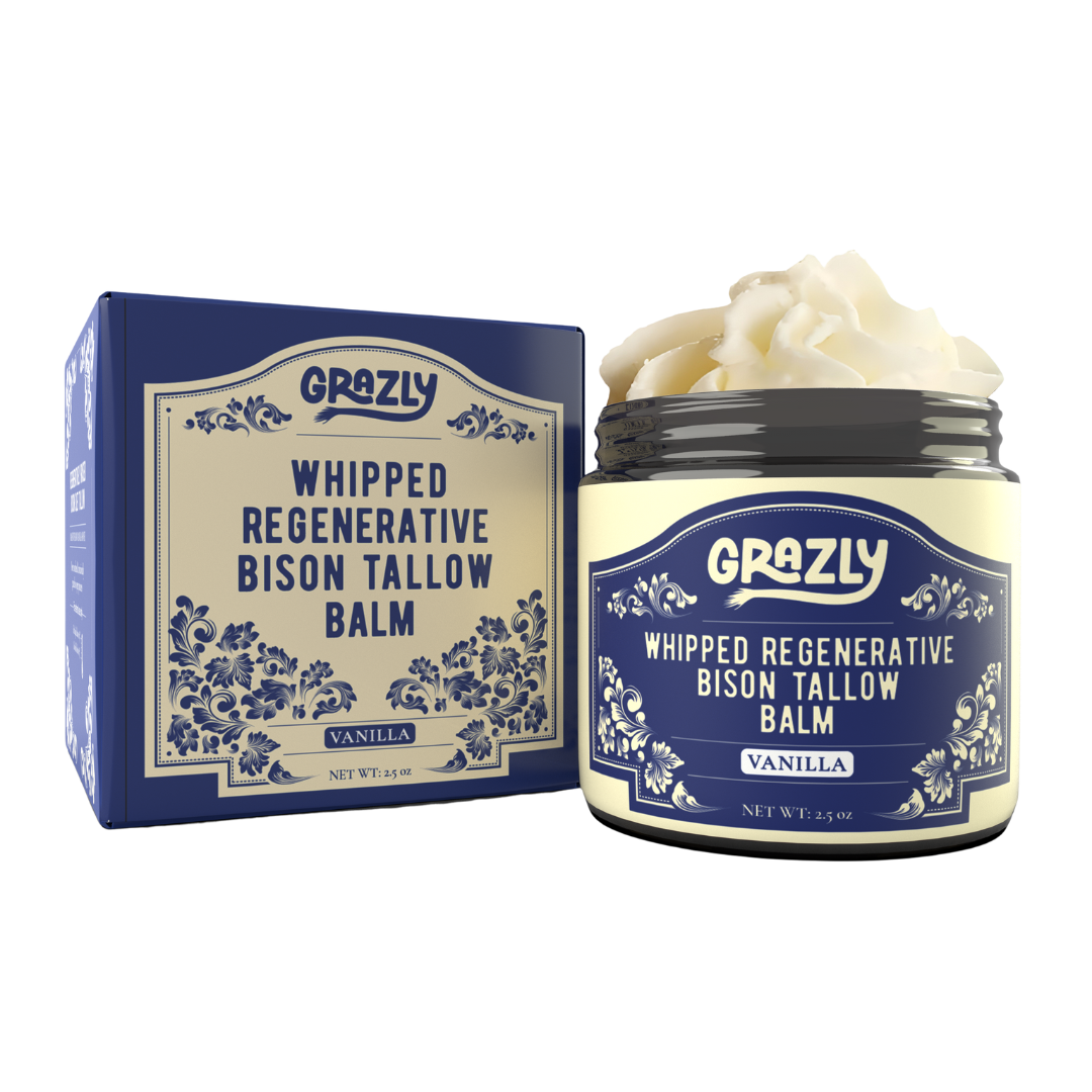 Grazly  Whipped Bison Tallow & Manuka Honey Moisturizing Balm