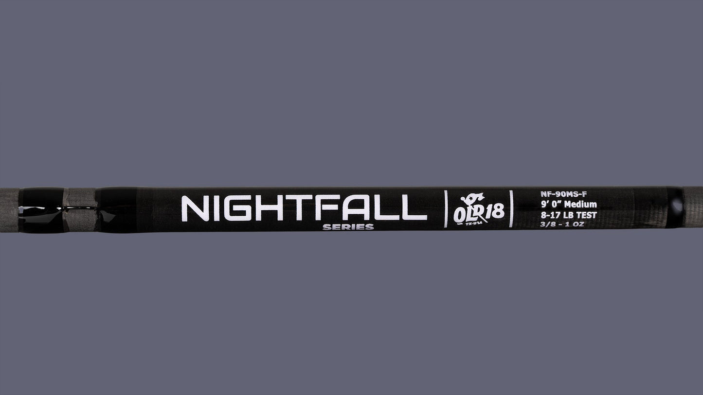 Old 18 Nightfall Jetty Rod - 9'0" Medium Spinning Fast