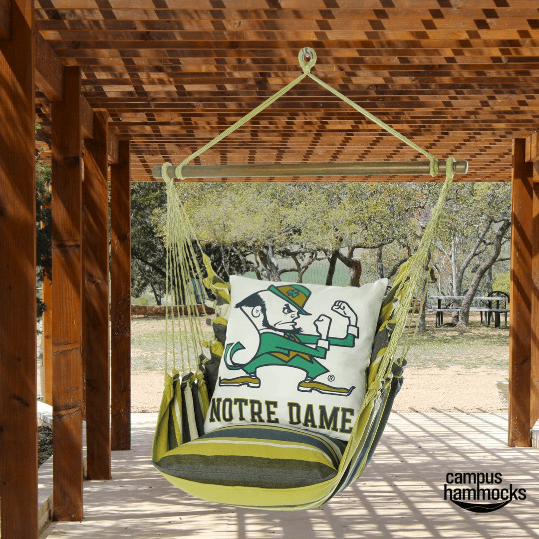 Campus Hammocks Notre Dame Fighting Irish Mascot Hammock Chair Swing