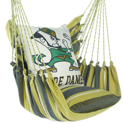Campus Hammocks Notre Dame Fighting Irish Mascot Hammock Chair Swing