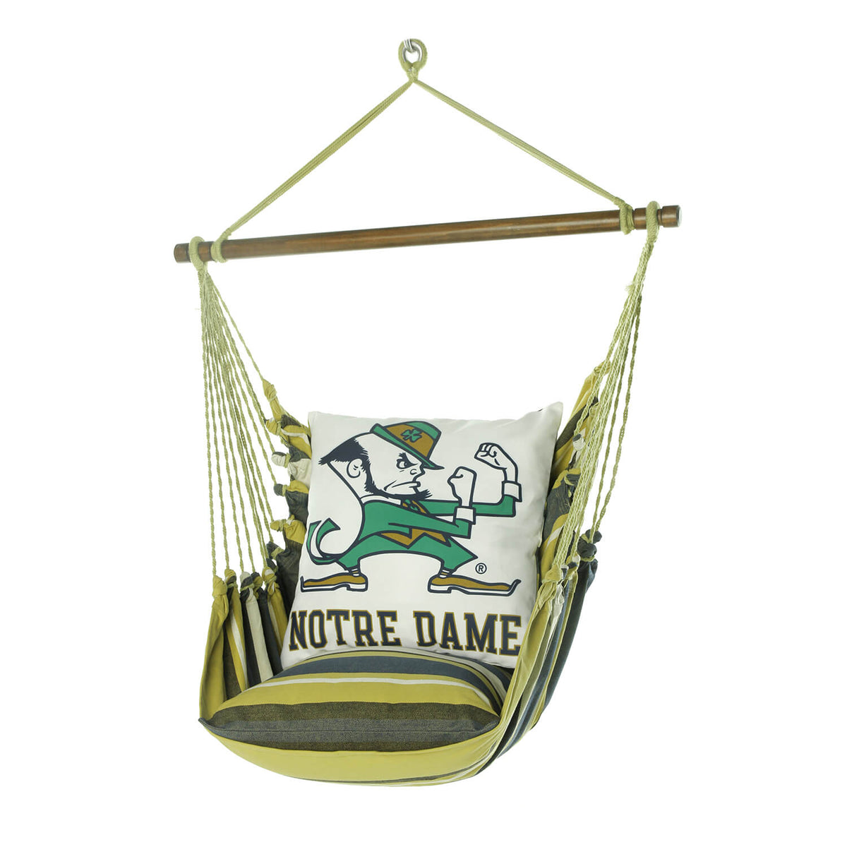 Campus Hammocks Notre Dame Fighting Irish Mascot Hammock Chair Swing