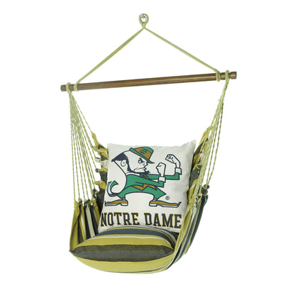 Campus Hammocks Notre Dame Fighting Irish Mascot Hammock Chair Swing