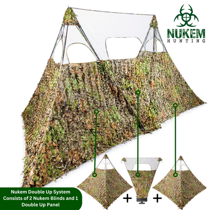 Nukem Hunting Double Up System - Mossy Oak Obsession 3D Leafy