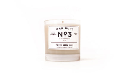 Twisted Arrow Goods Oak Burl No. 3 Soy Candle