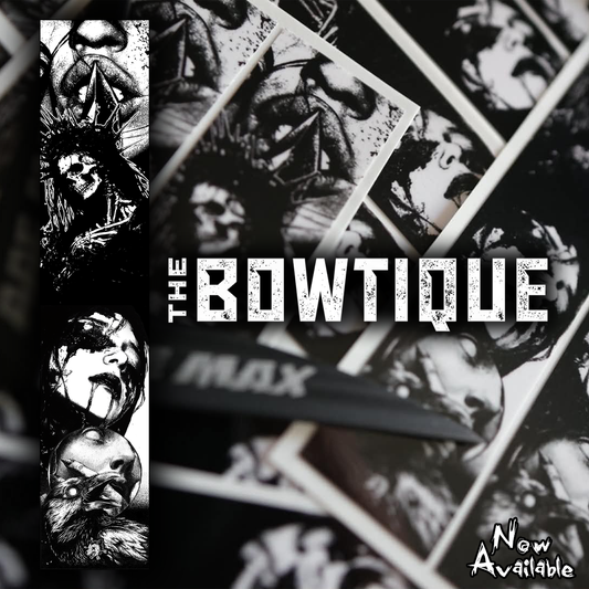 The Bowtique BLACK VEIL ARROW WRAPS
