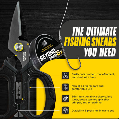 Beyond Fishing 6.5" Omni Pro Fishing Shears