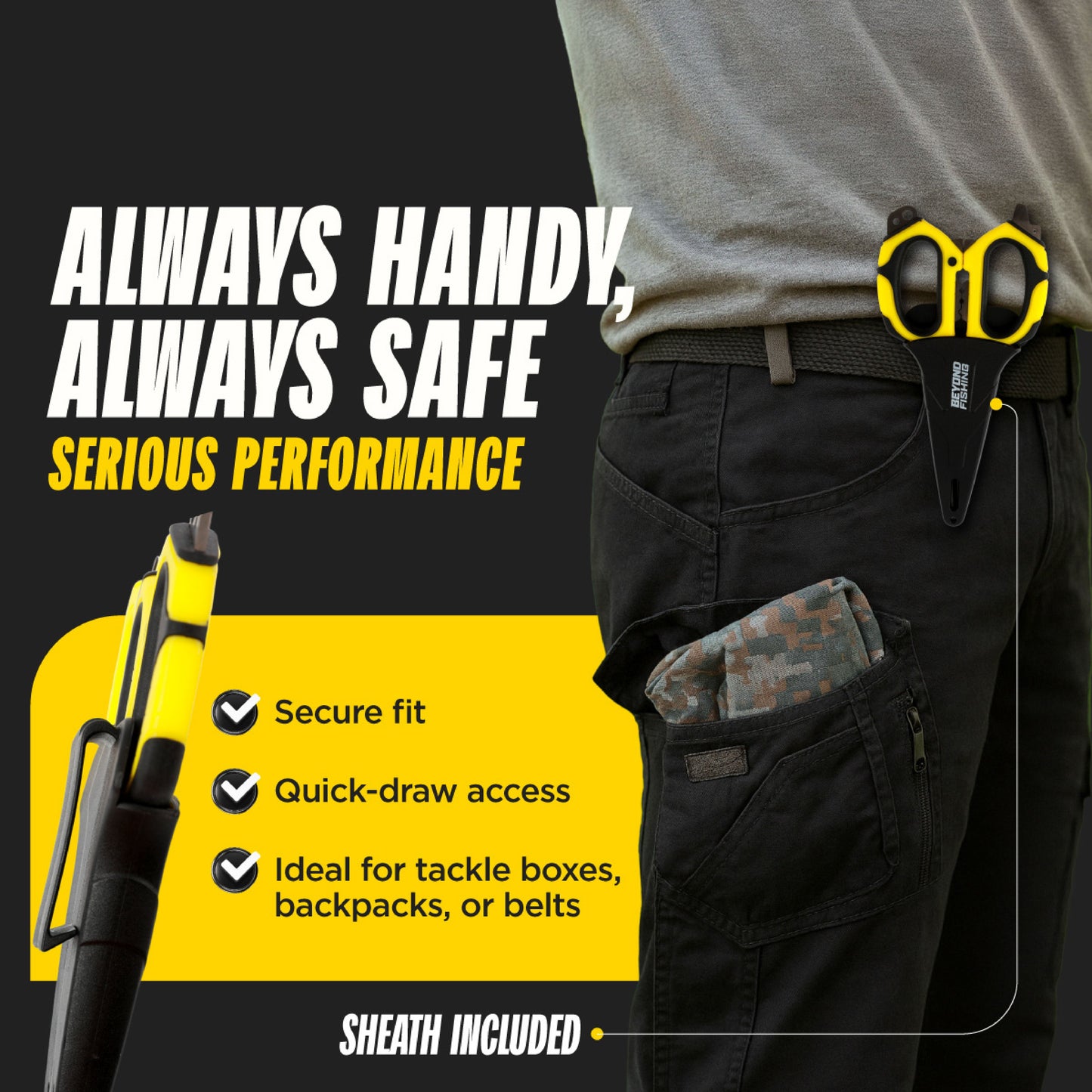 Beyond Fishing 6.5" Omni Pro Fishing Shears