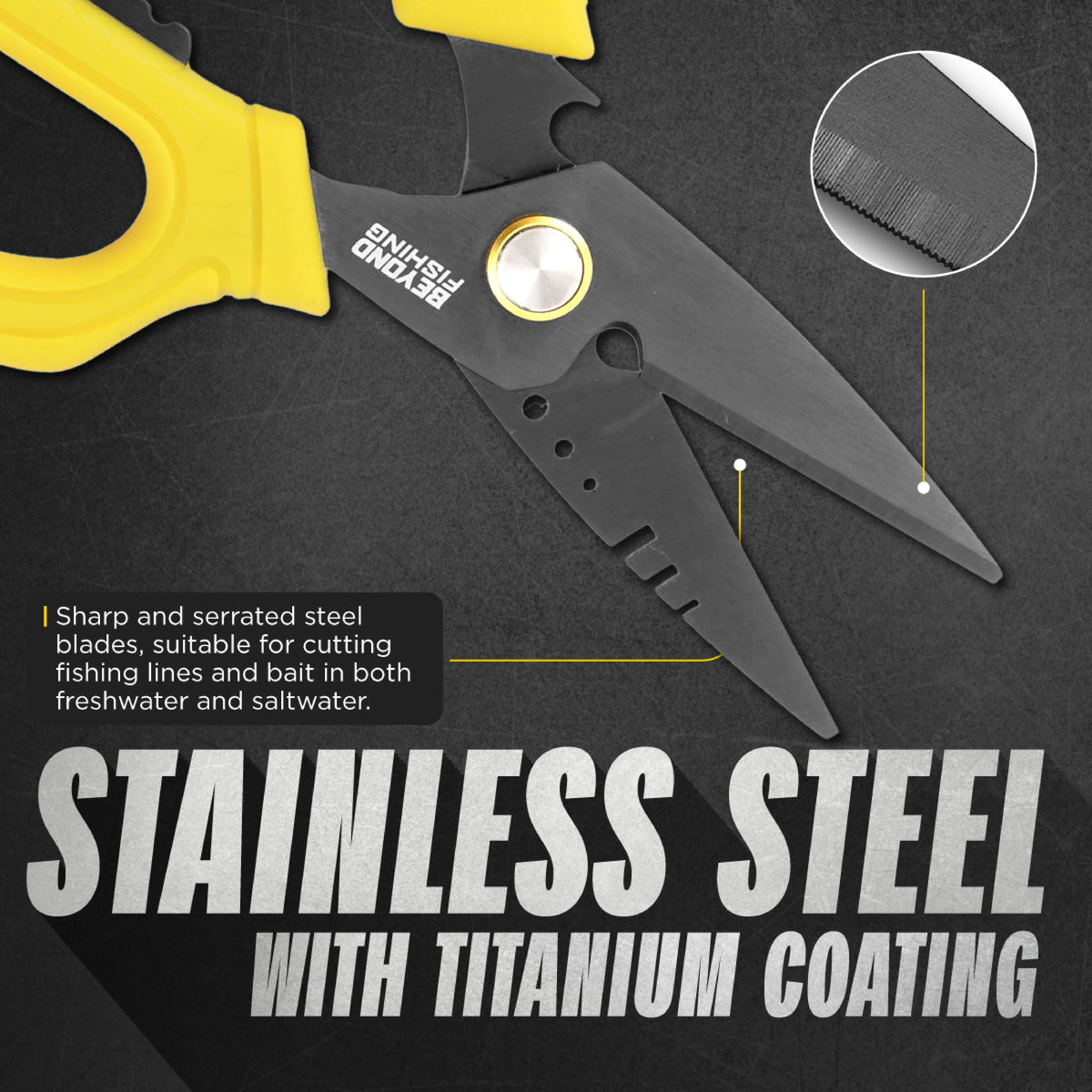 Beyond Fishing 6.5" Omni Pro Fishing Shears