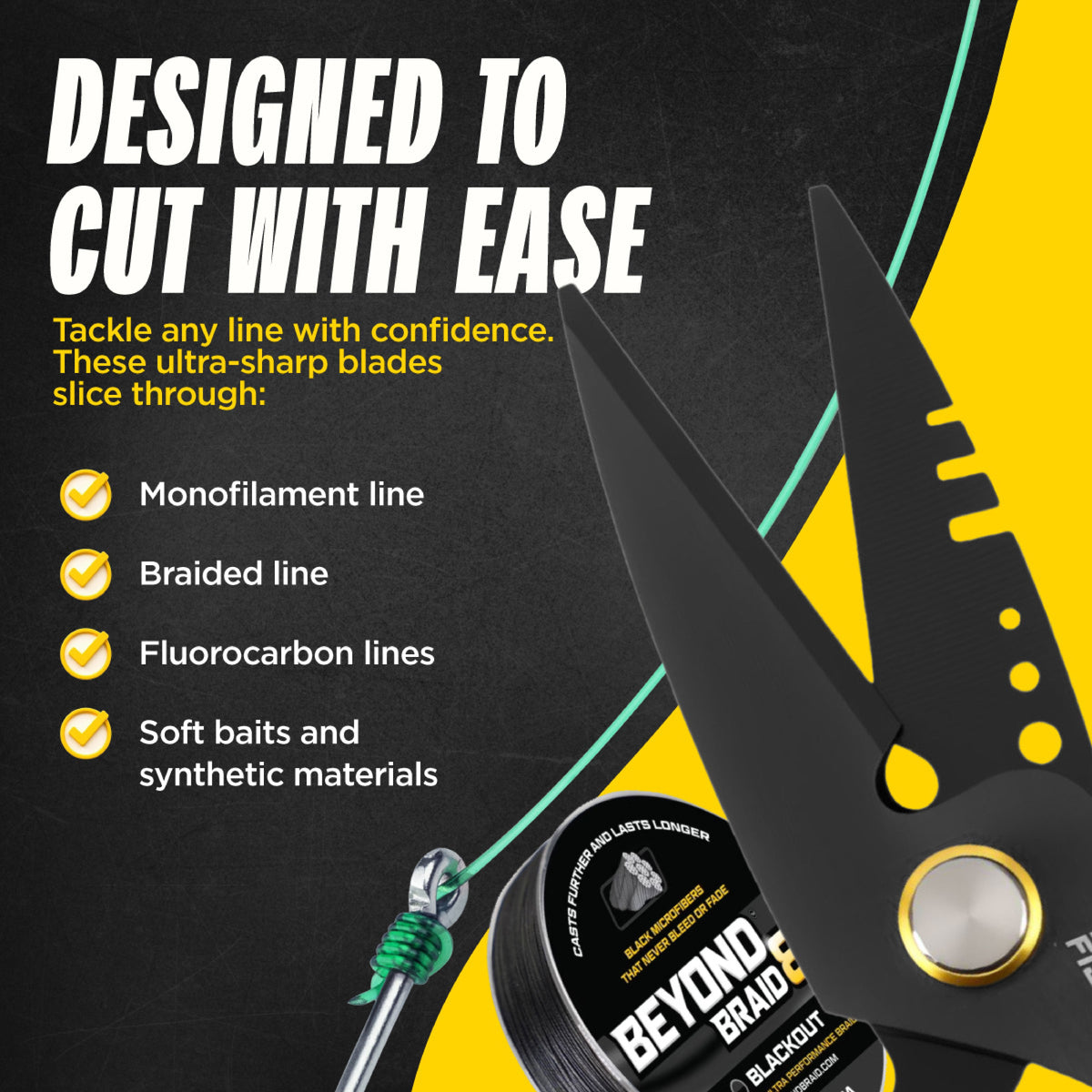 Beyond Fishing 6.5" Omni Pro Fishing Shears