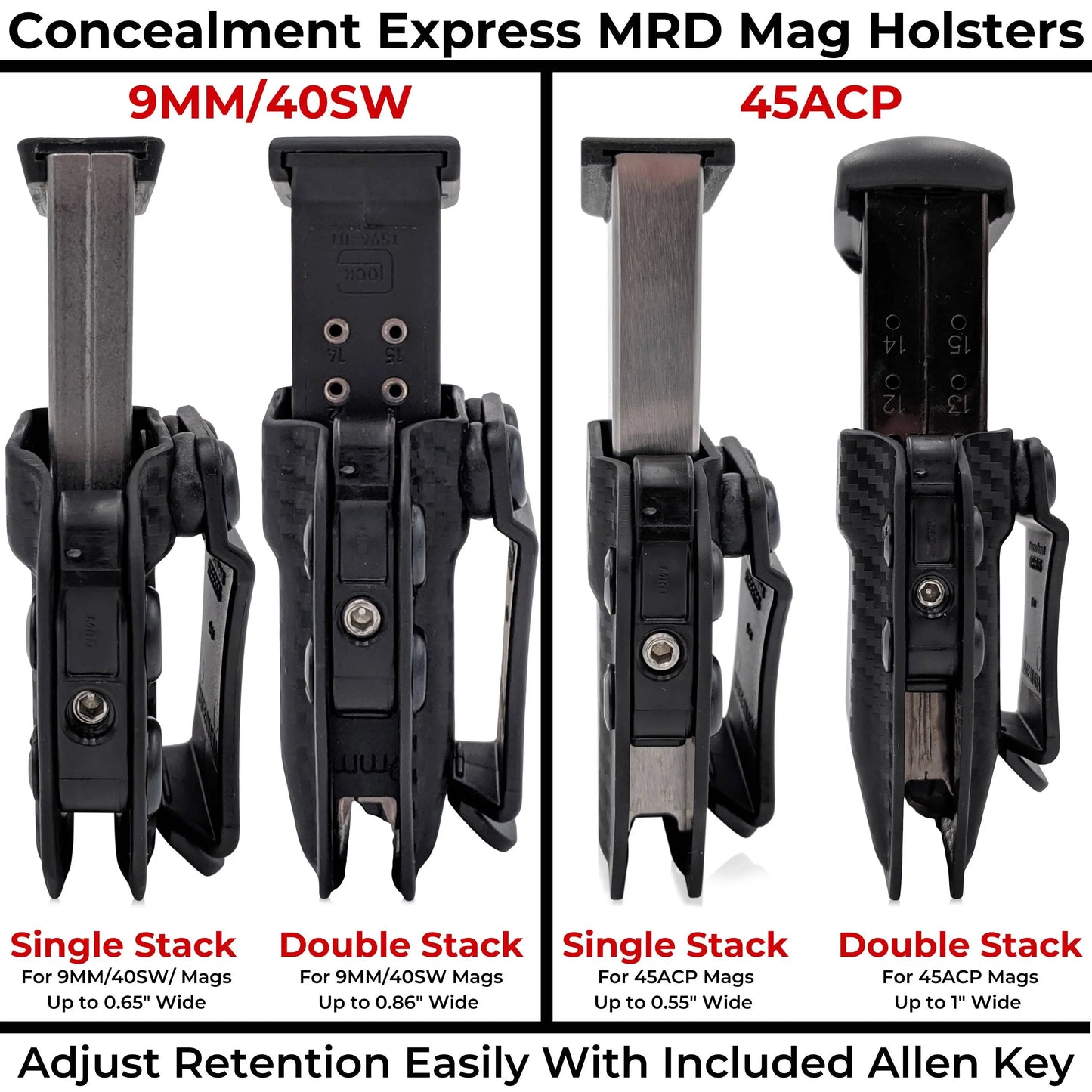 Rounded Gear Magazine Holster (IWB/OWB - KYDEX)